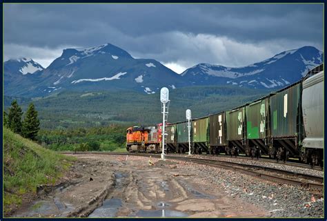 BNSF Freight at East Glacier. | A couple of helpers are seen… | Flickr