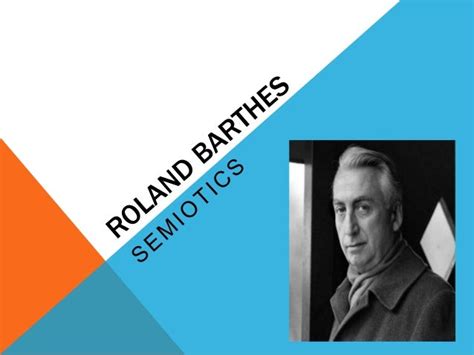 Roland Barthes - Semiotics