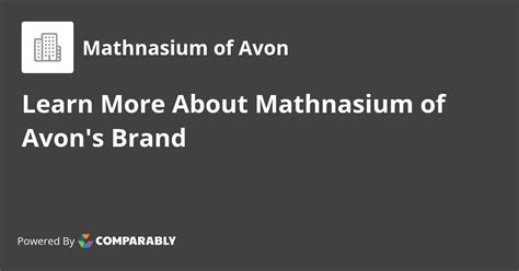 Mathnasium of Avon NPS & Customer Reviews | Comparably