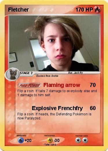 Pokémon Fletcher 22 22 - Flaming arrow - My Pokemon Card