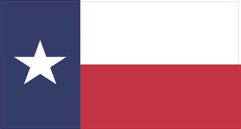 StickerTalk Texas Flag Vinyl Sticker, 5 inches x 2.7 inches