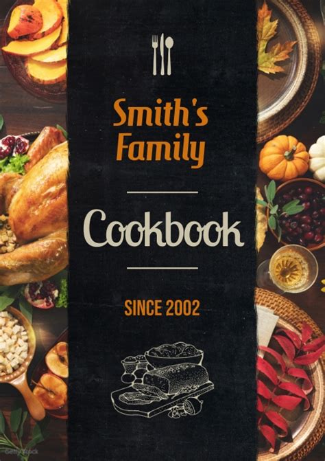 Family Cookbook Cover Template Design Printab | PosterMyWall