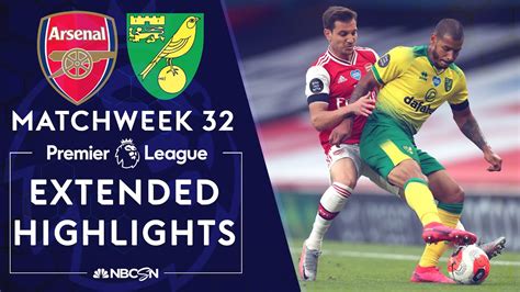 Arsenal v. Norwich City | PREMIER LEAGUE HIGHLIGHTS | 7/1/2020 | NBC ...