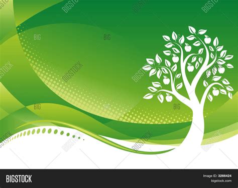 Green Tree Background Vector & Photo (Free Trial) | Bigstock