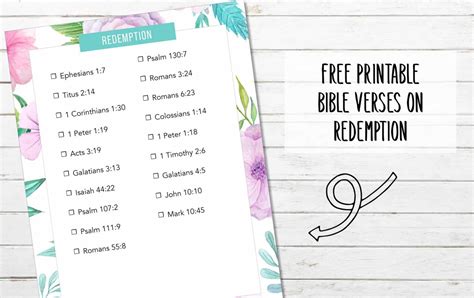 19 Bible Verses on Redemption - My Printable Faith