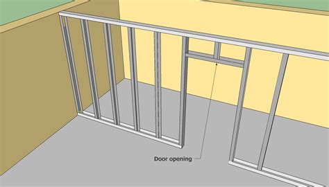 How to frame with metal studs | HowToSpecialist - How to Build, Step by Step DIY Plans