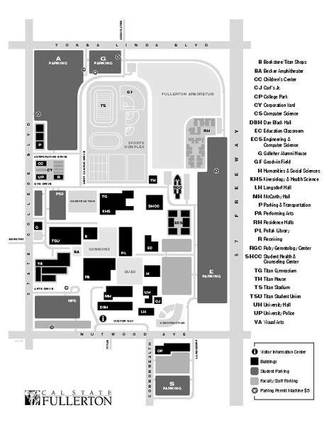 Csu Fullerton Campus Map