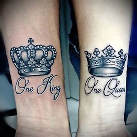 40 King & Queen Tattoos That Will Instantly Make Your Relationship ...