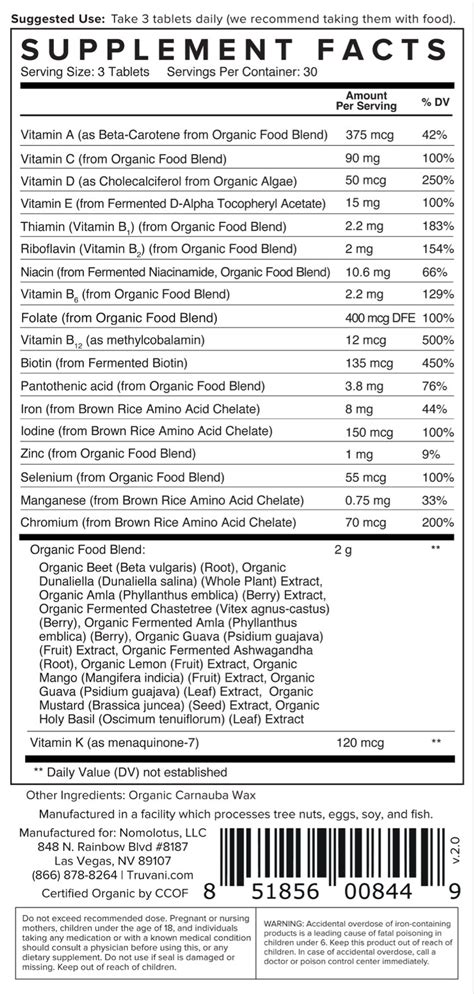 Truvani Multivitamin