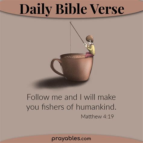 Bible: Matthew 4:19 - Prayables