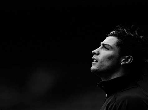 Cristiano Ronaldo's Head black and white wallpaper - Cristiano Ronaldo Wallpapers