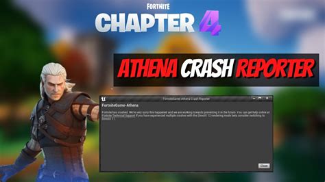 FIX Athena Crash Reporter In Fortnite Chapter 4 Season 1 - YouTube