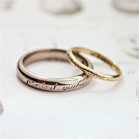 Wedding Band Engraving Ideas - jenniemarieweddings