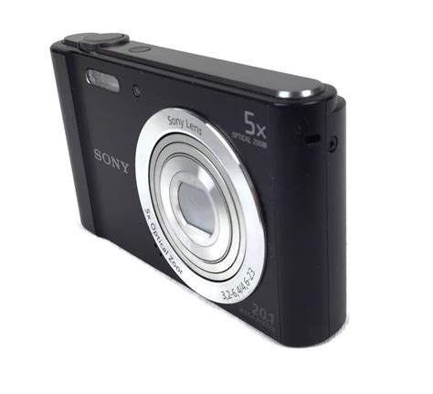 Sony Cyber-shot DSC-W800 20.1MP Digital Camera 5x Optical Zoom Black ...