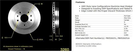 Brake rotors by size/dimension.. catalog?| Grassroots Motorsports forum