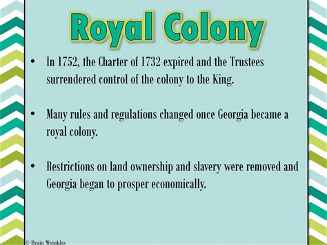 From Trustees to a Royal Colony - ppt download