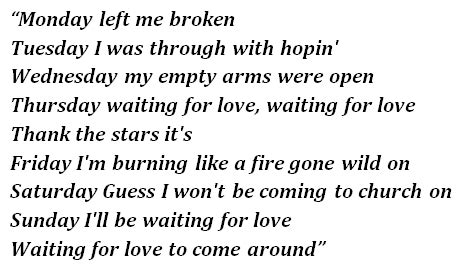 Avicii’s “Waiting for Love” Lyrics Meaning - Song Meanings and Facts