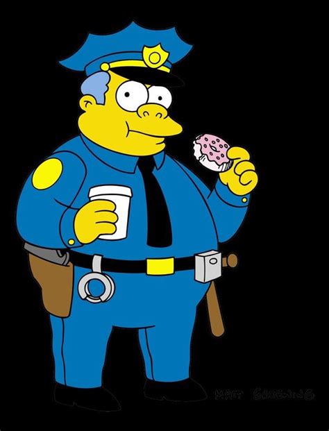 Chief Wiggum | Chief wiggum, The simpsons, Simpson