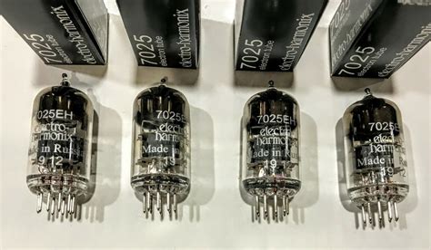 Electro-Harmonix QUAD (FOUR) 7025 7025EH Tubes - Vacuum Tube Values