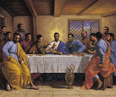 The Last Supper Black Jesus Poster Print African American Art by Sarah Jenkins | eBay