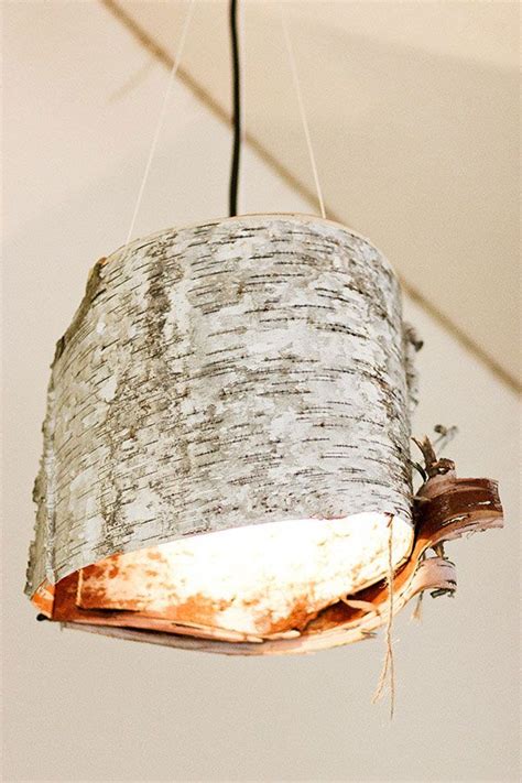 Birch Crafts For Home Decor: 15 Ideas - Rustic Crafts & DIY | Diy lampen, Holzpendelleuchte, Diy ...