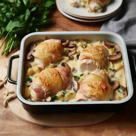 Mary Berry Tartiflette Chicken Wrapped In Parma Ham Tray Bake