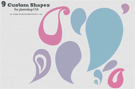 Paisley CS4 Custom Shape Pack by desperatedeceit on DeviantArt