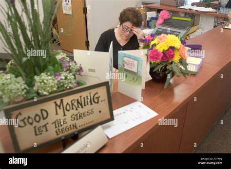 The secretary in the dean of students office at a high school in St ...