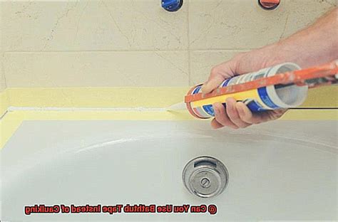 Can You Use Bathtub Tape Instead of Caulking? - Scotts Home Improvement