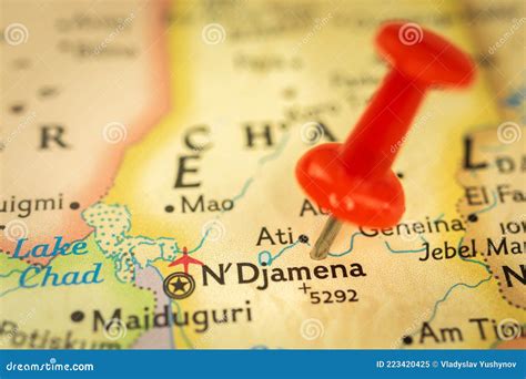 N`Djamena, Chad. Political Map Stock Photography | CartoonDealer.com #146020664