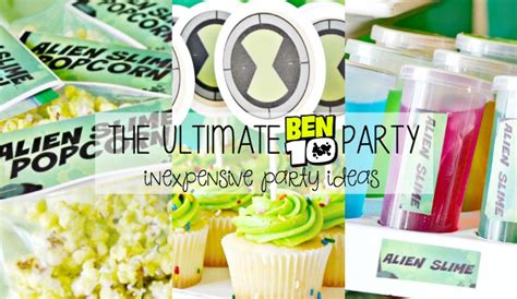 The Ultimate BEN 10 Party | Inexpensive Party Ideas - Brie Brie Blooms