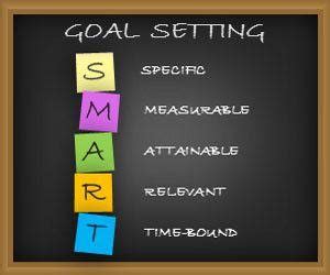 Goal Setting PowerPoint Template with Sticky Notes