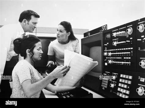 IBM SYSTEM 370 COMPUTER. /nPhotograph, c1970 Stock Photo - Alamy