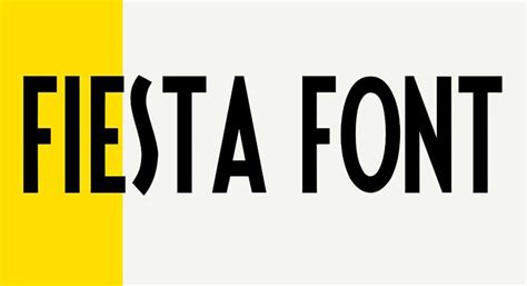 Fiesta Font Free Download - Font XS