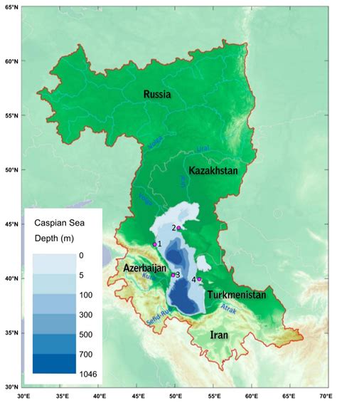 Caspian Sea evaporating as temperatures rise, study finds