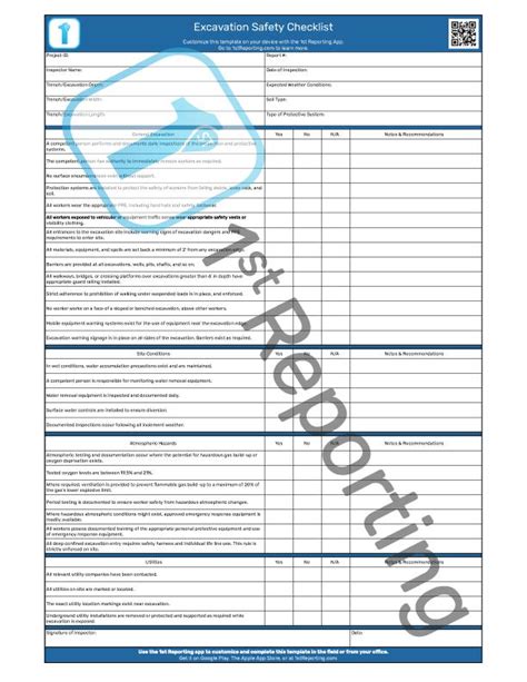 Excavation Safety Checklist For Safer Construction