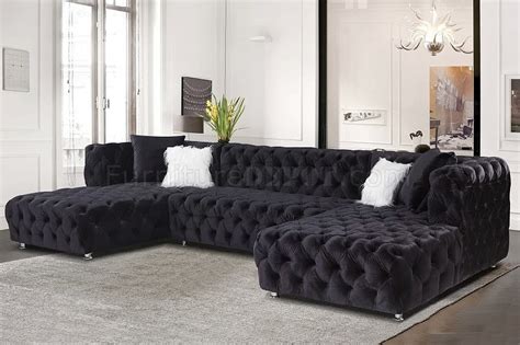 Gabriella L-Shape Deep Button Velvet Sofa Suite | ubicaciondepersonas ...