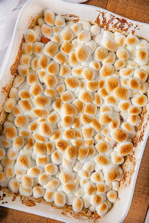 Candied Sweet Potatoes with Marshmallows - Dinner, then Dessert