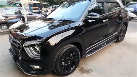 Creta 2020 Modified Satin Black Alloys - YouTube