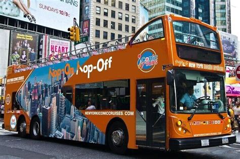 Hop On Hop Off Sightseeing New York City Open Bus Tour