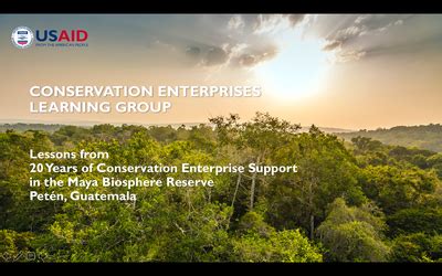 Lessons from 20 Years of Conservation Enterprise Support in The Maya ...