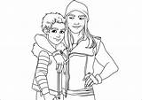 Carlos And Jay From Descendants  Coloring Pages sketch template