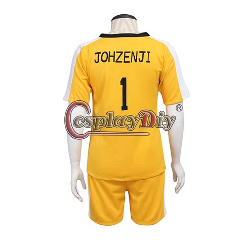 Cosplaydiy Haikyuu Johzenji High Captain Yuuji Terushima Cosplay Costume Yellow Outsuit,Haikyuu!!