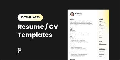 Free Resume Templates | Figma
