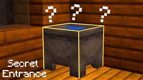 How to Make a Secret Cauldron Entrance in Minecraft - YouTube