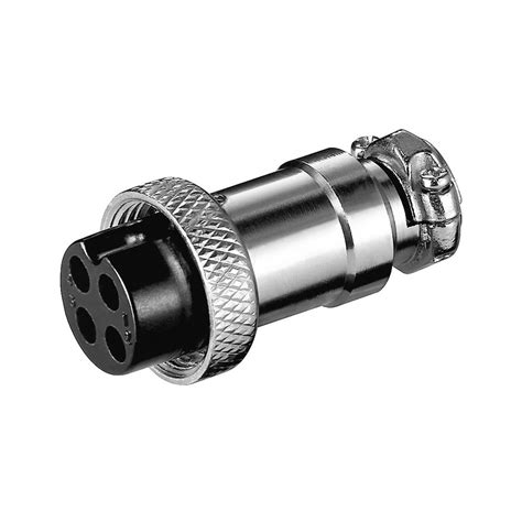 Female Microphone Connector 4 pins Ø14.2mm - Audiophonics