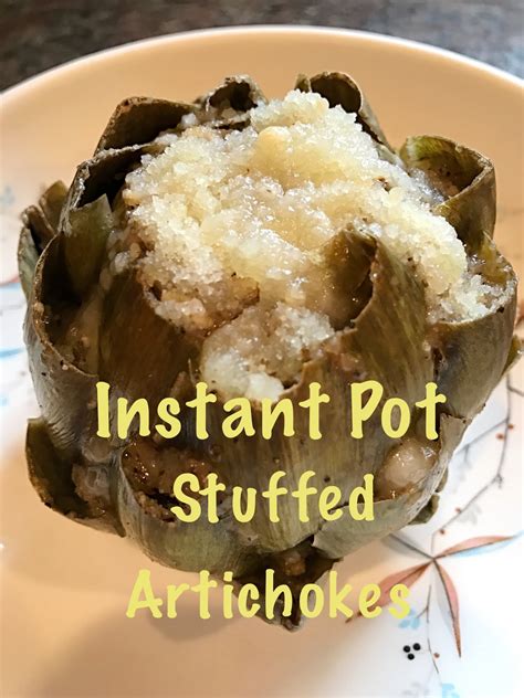 Instant Pot Stuffed Artichokes | Julie's Creative Lifestyle