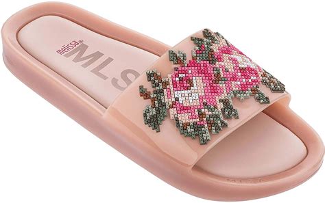 Melissa Women's Beach Slide Sandals. Beach Slide sandals with large strap, cushioned insole, and ...