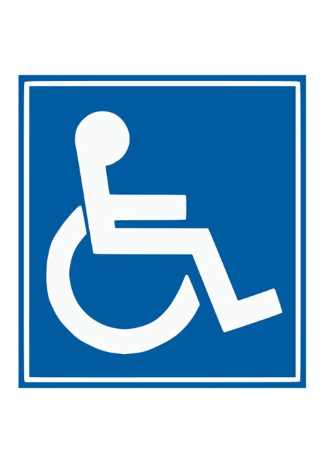 Free Clipart: Handicap sign | Wice