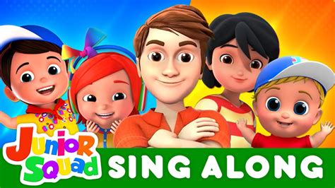 Sing Along Finger Family Song | Nursery Rhymes & Kids Songs | Children's Music | Junior Squad ...